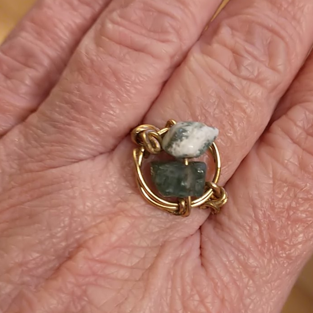 🇨🇦Agate Chip Ring